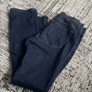 Express Dark Blue Flare & Wide Leg Jeans